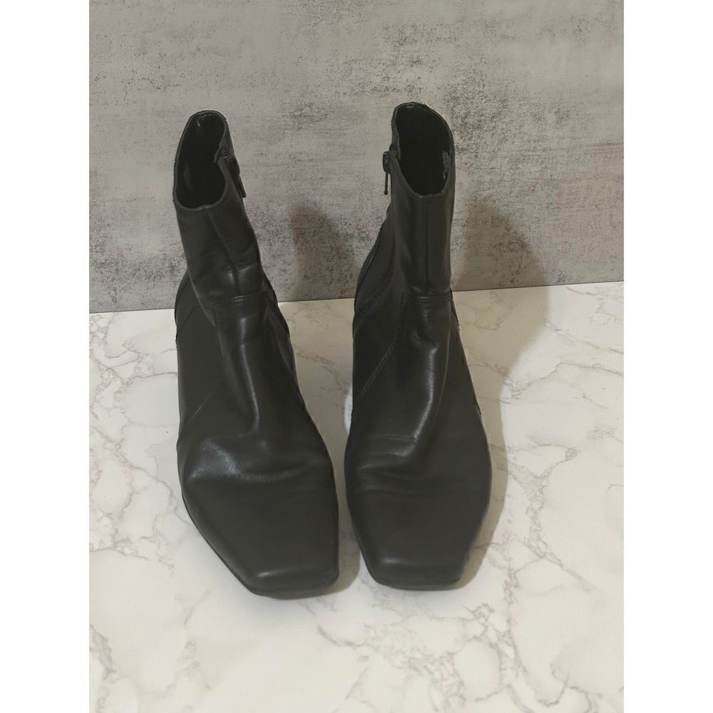 Black Nine West Women's Boots, 2 inch heel, Size 10. Run big. More like size 11